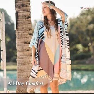 Kaftan Maxi dress one size summer comfort beach